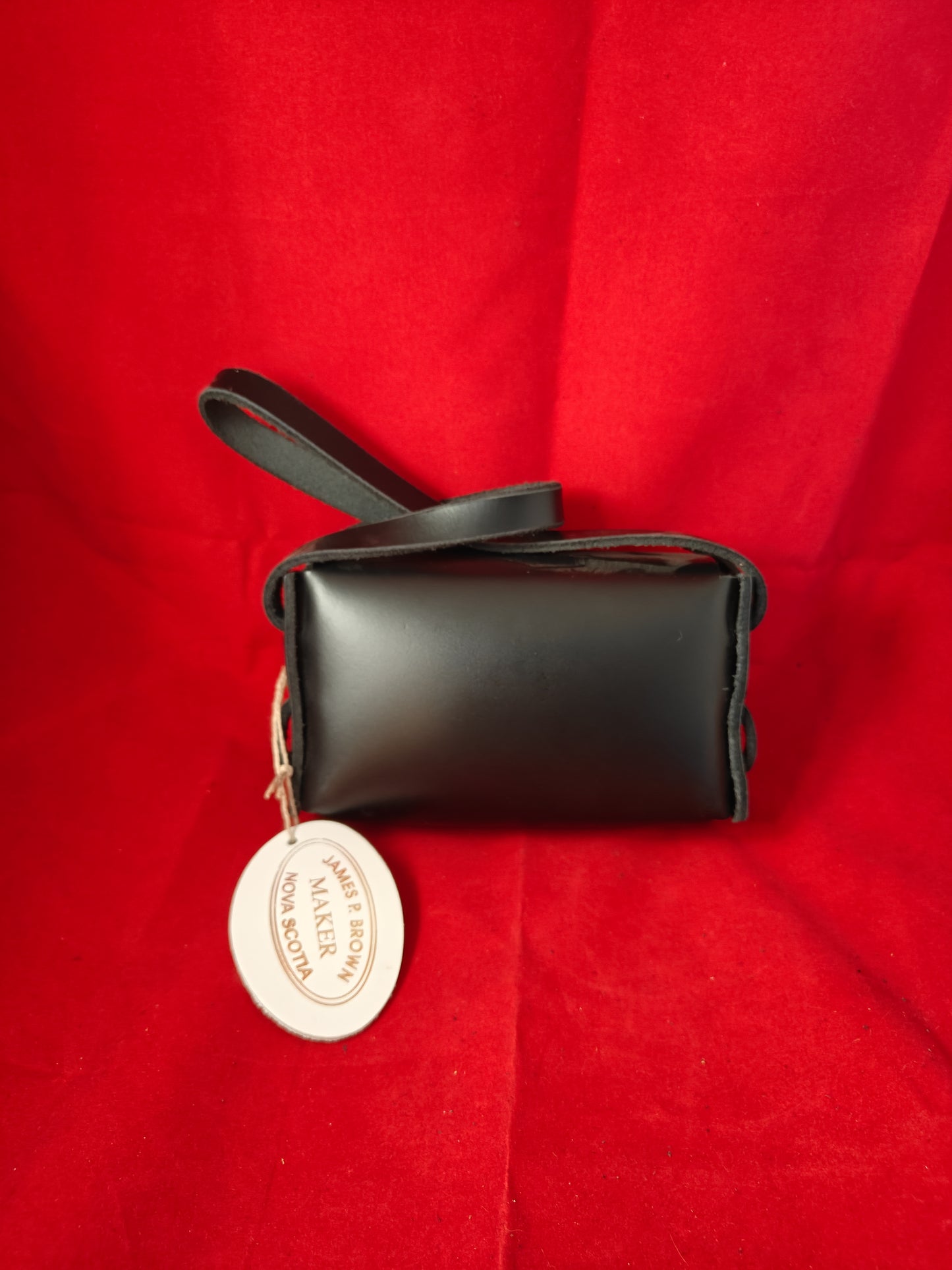 Dual-Woven Clutch (Black/Brass)