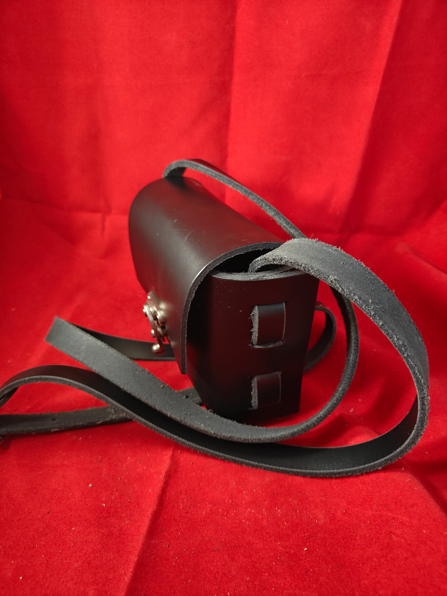 Dual-Woven Clutch (Black/Brass)