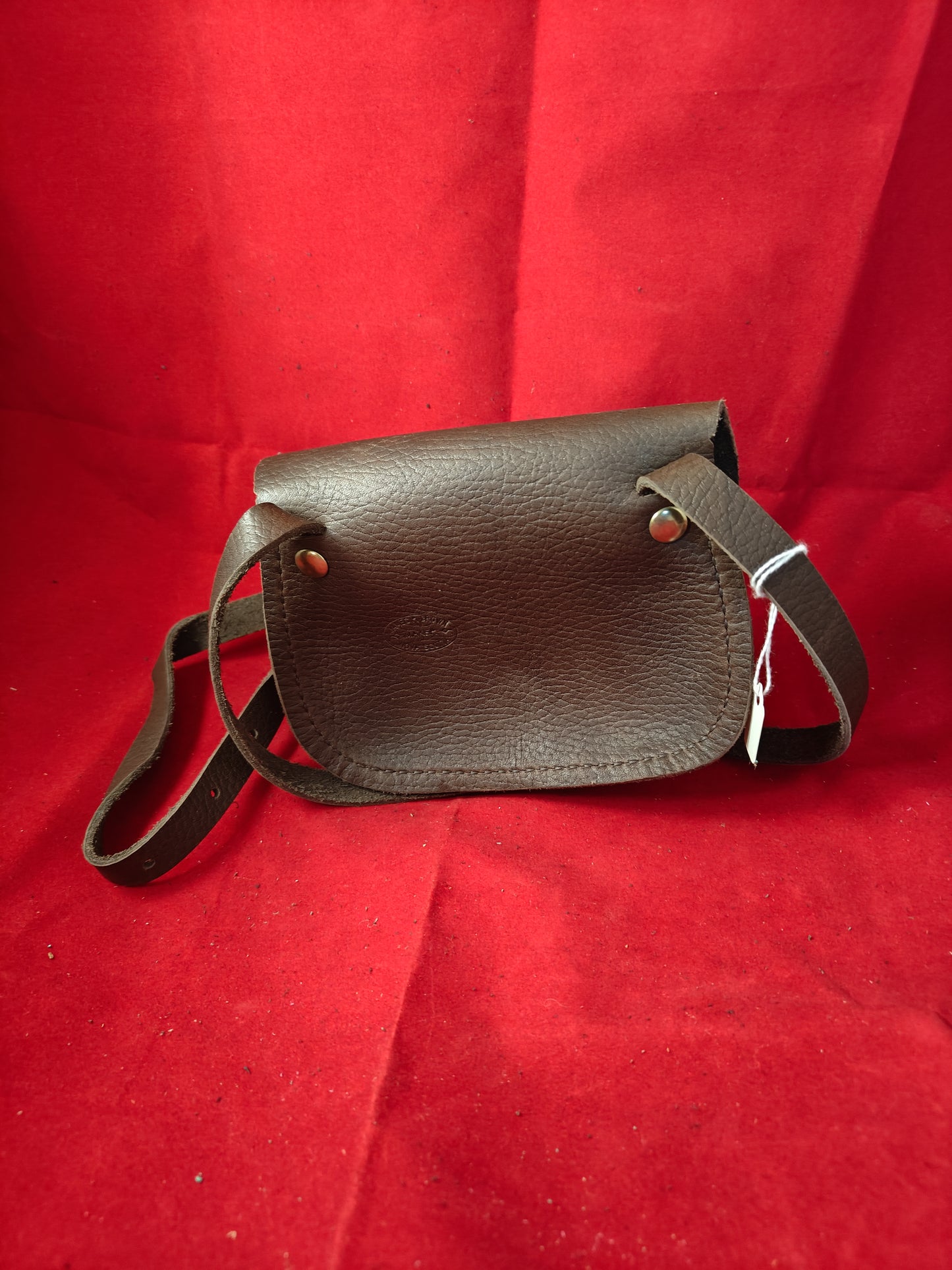 Rounded Crossbody (Brown/Tan)